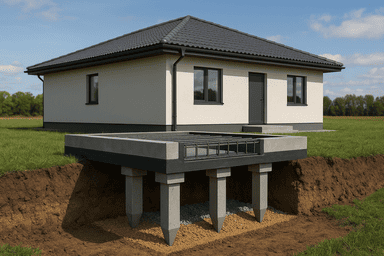 ЖБ сваи с ростверком 8×12 м